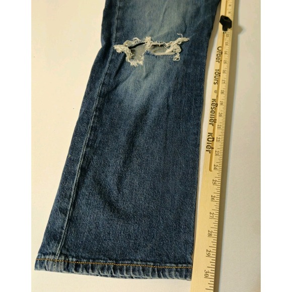 Lucky Brand Jeans Mens 38X30 363 Vintage Straight Advance Stretch Distressed - Picture 4 of 9